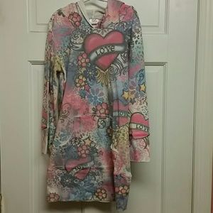 Justice kids tunic sweatshirt